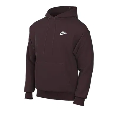 Pre-owned Nike Sportswear Club Fleece Pullover Hoodie 'burgundy Crush/white' | Red | Men's Size Xxl