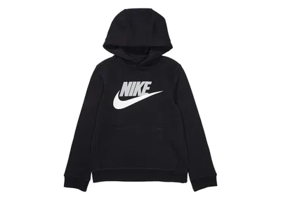 Pre-owned Nike Sportswear Club Fleece Pullover Hoodie In Black/light Smoke Grey