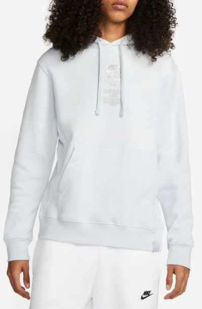 Nike Sportswear Club Fleece Pullover Hoodie In Pure Platinum