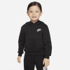 Nike Babies' Sportswear Club Fleece Pullover Toddler Hoodie In Black