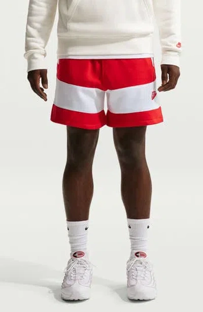 Nike Sportswear Club Fleece Shorts In Red
