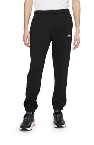 Nike Sportswear Club Fleece Sweatpants In Black/white