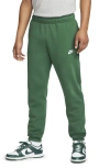 Nike Nsw Club Fleece Bv2434-341 Men's Gorge Green Polyester Sweatpants Jr217 In Gorge Green/white
