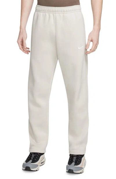 Nike Sportswear Club Fleece Sweatpants In Light Bone/ White