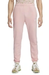Nike Sportswear Club Fleece Sweatpants In Pink Bloom/pink Bloom/white