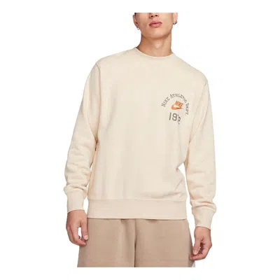 Nike Sportswear Club Fleece Sweatshirt (asia Sizing) 'beige' In Neutral
