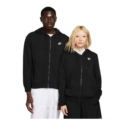Nike Sportswear Club Fleece Women's Full-zip Hoodie In Black