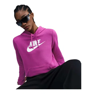 NIKE SPORTSWEAR CLUB FLEECE WOMEN'S LOGO PULLOVER HOODIE