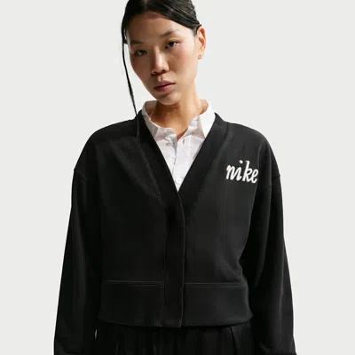 Nike Sportswear Club Fleece Women's Loose Cardigan In Multi