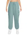 Nike Sportswear Club Fleece Women's Mid-rise Oversized Cargo Sweatpants In Blue