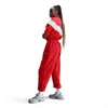 Nike Sportswear Club Fleece Women's Mid-rise Oversized Sweatpants In Red