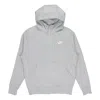 Nike Club Fleece Pullover Hoodie In Gray