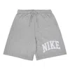 Nike Sportswear Club French Terry Shorts Asia Sizing 'grey White' In Gray