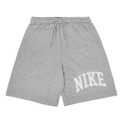 Nike Sportswear Club French Terry Shorts Asia Sizing 'grey White' In Gray