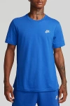 Nike Sportswear Club Graphic Tee In Game Royal, Men's At Urban Outfitters