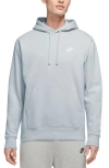 Nike Men's  Sportswear Club Fleece Pullover Hoodie In Pure Platinum/pure Platinum