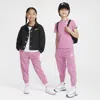 Nike Sportswear Club Little Kids' Fleece Jogger Pants In Pink