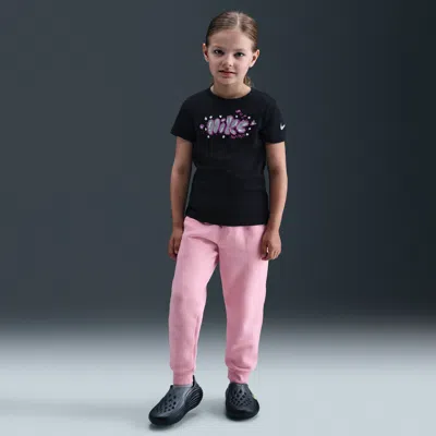 Nike Sportswear Club Little Kids' Fleece Jogger Pants In White