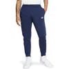 Nike Sportswear Club Fleece Sweatpants In Medium Navy/white