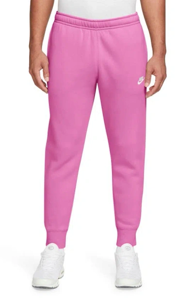 Nike Sportswear Club Pocket Fleece Joggers In Pink