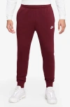 Nike Men's  Sportswear Club Fleece Jogger Pants In Team Red/team Red/white