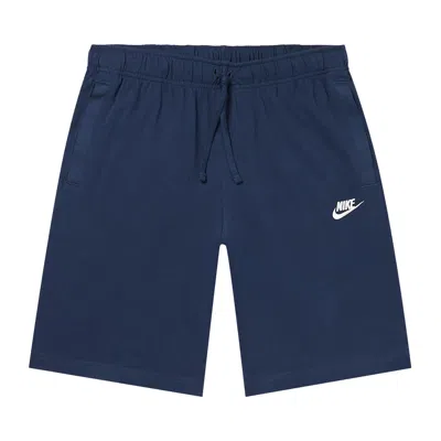 Pre-owned Nike Sportswear Club Shorts 'midnight Navy/white' In Blue