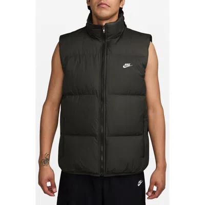 Nike Sportswear Club Storm-fit Water Resistant Down Puffer Vest In Black