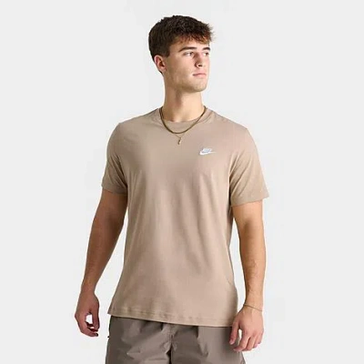 Nike Sportswear Club T-shirt In Khaki