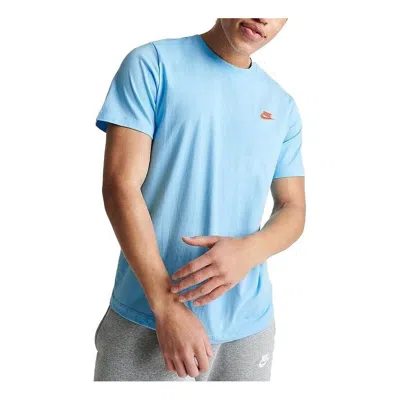 Nike Sportswear Club T-shirt 'sky Blue'