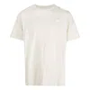 Nike Sportswear Club Tee 'beige' In White