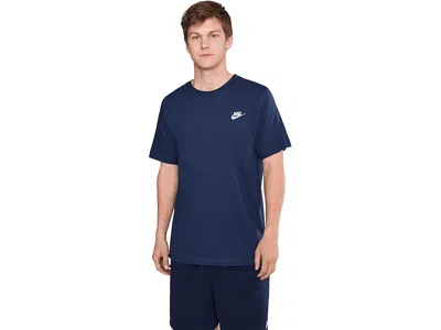 Nike Sportswear Club T-shirts In Blue