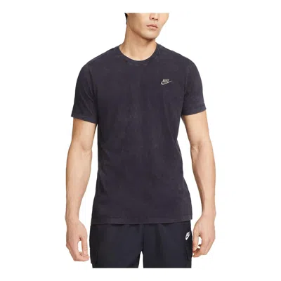 Nike Sportswear Club Washed-dye T-shirt 'black'