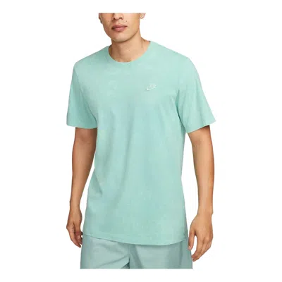 Nike Sportswear Club Washed-dye T-shirt 'lake Green'