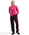 Nike Sportswear Club Women's Cotton Long-sleeve T-shirt In Pink