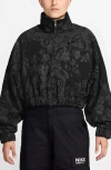 Nike Sportswear Collection Jacquard Track Jacket In Black/anthracite/white