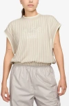 Nike Sportswear Collection Stretch Cotton Tank Top In Light Ore Wood Brown/sail