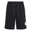 Nike Sportswear Contrasting Colors Logo Loose Lacing Casual Shorts Black
