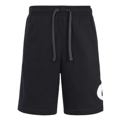 Nike Sportswear Contrasting Colors Logo Loose Lacing Casual Shorts Black