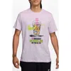Nike Sportswear Cotton Graphic T-shirt In Doll