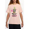 Nike Sportswear Cotton Graphic T-shirt In Washed Coral