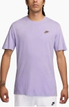 Nike Sportswear Cotton T-shirt In Purple