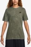 Nike Sportswear Cotton T-shirt In Green