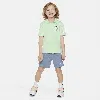 Nike Sportswear Create Your Own Adventure Little Kids' Polo And Shorts Set In Blue