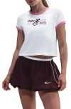 Nike Sportswear Crop 1972 Marathon Ringer T-shirt In Multi