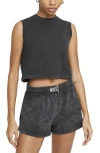 Nike Sportswear Crop Tank In Black/black