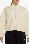 Nike Sportswear Destroyer Bomber Jacket In Neutral