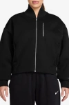 Nike Sportswear Destroyer Bomber Jacket In Black