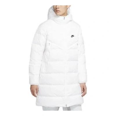 Nike Sportswear Down-fill Windrunner Shield Long Down Jacket White