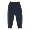 Nike Sportswear Drawstring Woven Casual Pants Black In Blue