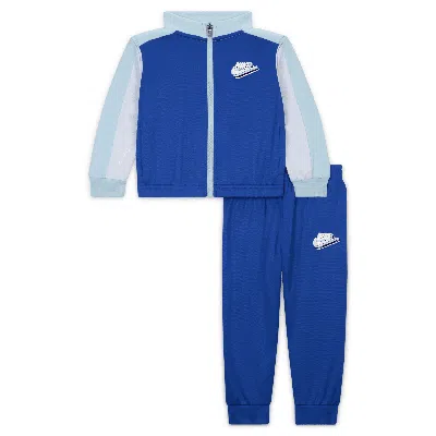 Nike Sportswear Dri-fit Reimagine Baby (12-24m) Tricot Set In Blue